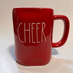 Rae Dunn Coffee mug “CHEER” red cup
